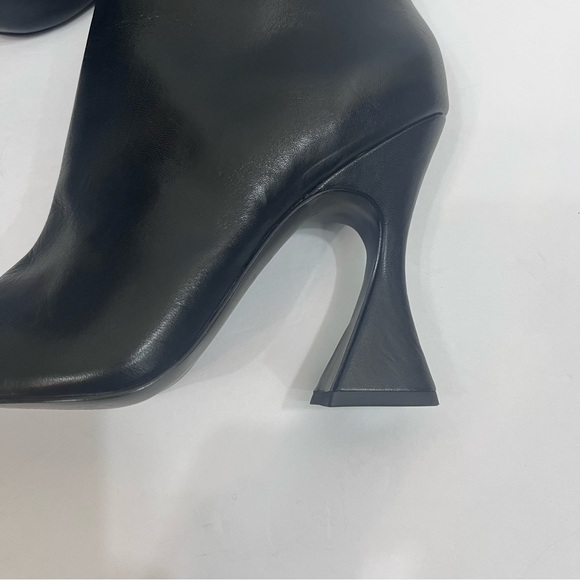 Steve Madden Vivy Black leather booties - Picture 8 of 10